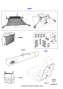 10 Zubehör Ablagen-Satz L322 RANGE ROVER 2010 - 2012 (L322),Ohne gepanzertes Fahrzeug