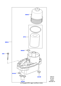 10A Ölkühler/Ölfilter L320 RANGE ROVER SPORT 2010 - 2013 (L320),3.0L V6 Dieselmotor