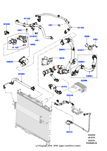 05A Leitungen u. Schläuche - Kühlsystem L319 DISCOVERY 4 2010 - 2016 (L319),3.0L V6 Dieselmotor
