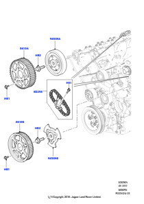 05A Stirnradtrieb L319 DISCOVERY 4 2010 - 2016 (L319),3.0L V6 Dieselmotor