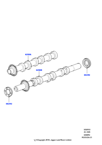 10A Nockenwelle L560 RANGE ROVER VELAR 2017 > (L560),3.0L V6 Dieselmotor