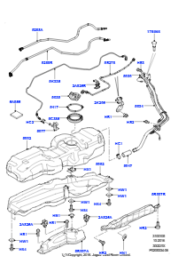 05A Kraftstoffbehälter L320 RANGE ROVER SPORT 2010 - 2013 (L320),3.0L V6 Dieselmotor