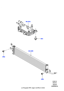 12A Kraftstoffkühler L319 DISCOVERY 4 2010 - 2016 (L319),3.0L V6 Dieselmotor