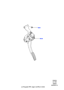 05A Betätigung Vergaser/Einspritzpumpe L319 DISCOVERY 4 2010 - 2016 (L319),3.0L V6 Dieselmotor