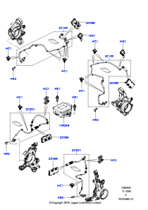 05B Antiblockiersystem L322 RANGE ROVER 2010 - 2012 (L322)