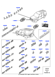 05A Schriftzüge L319 DISCOVERY 4 2010 - 2016 (L319)