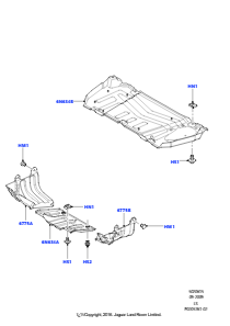 15A Spritz- und Hitzeschutzschilde L319 DISCOVERY 4 2010 - 2016 (L319)
