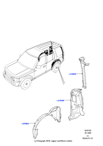 30B Seitenwände außen L319 DISCOVERY 4 2010 - 2016 (L319)