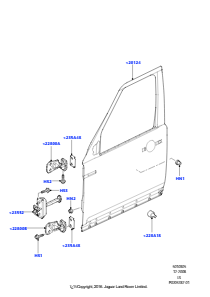 05A Türen v., Scharniere u. Dicht. L319 DISCOVERY 4 2010 - 2016 (L319)