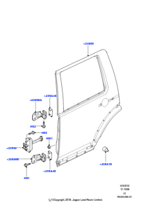 10A Türen h., Scharniere u. Dicht. L319 DISCOVERY 4 2010 - 2016 (L319)