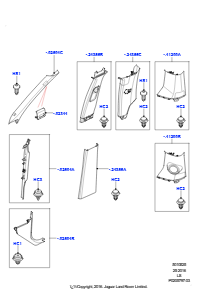 25A Seitenverkleidung L319 DISCOVERY 4 2010 - 2016 (L319)