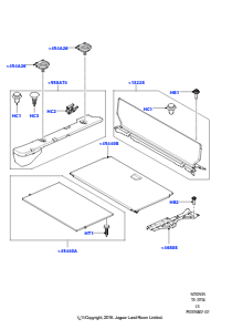 35B Laderaumverkleidung L319 DISCOVERY 4 2010 - 2016 (L319)