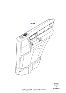 45A Verkleidungen - Tür hinten L319 DISCOVERY 4 2010 - 2016 (L319)