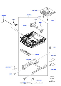 15B Sockel - Vordersitz L319 DISCOVERY 4 2010 - 2016 (L319),El. verst. Vordersitz o. Speicher