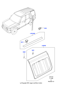 20A Seitenfenster L319 DISCOVERY 4 2010 - 2016 (L319)