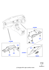 05C Instrumententafel L319 DISCOVERY 4 2010 - 2016 (L319)