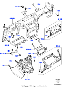 05B Instrumententafel L319 DISCOVERY 4 2010 - 2016 (L319)