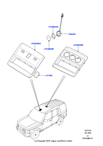20 Dachkonsole L319 DISCOVERY 4 2010 - 2016 (L319)