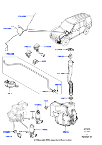 10 Scheibenwaschanlage L319 DISCOVERY 4 2010 - 2016 (L319)