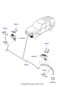 15 Scheinwerferwaschanlage L319 DISCOVERY 4 2010 - 2016 (L319)