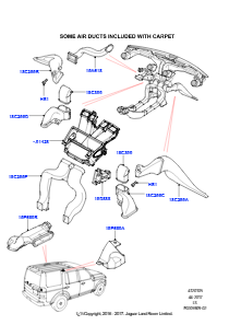 05A Belüft.-/Frischluftdüsen u. -führ. L319 DISCOVERY 4 2010 - 2016 (L319)