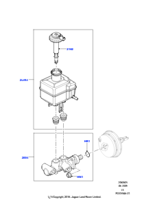05 Hauptzylinder Bremsanlage L319 DISCOVERY 4 2010 - 2016 (L319)