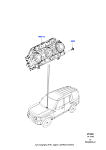 05A Bedieneinheit - Heizung/Klimaanlage L319 DISCOVERY 4 2010 - 2016 (L319)