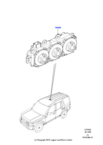 05C Bedieneinheit - Heizung/Klimaanlage L319 DISCOVERY 4 2010 - 2016 (L319)