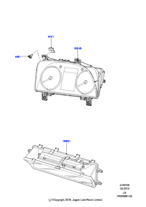 05 Kombiinstrument L319 DISCOVERY 4 2010 - 2016 (L319)