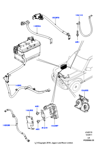 10A Batteriekabel u. Horn L319 DISCOVERY 4 2010 - 2016 (L319)