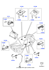 15 Innenleuchten L319 DISCOVERY 4 2010 - 2016 (L319)