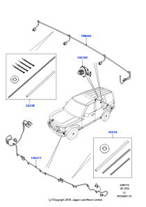 15A Kabelstrang - Karosserie u. Heck L319 DISCOVERY 4 2010 - 2016 (L319)