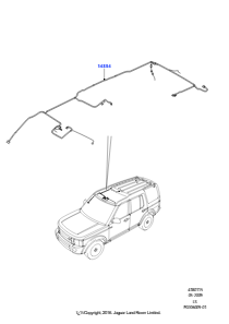 15E Kabelstrang - Karosserie u. Heck L319 DISCOVERY 4 2010 - 2016 (L319)