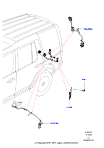 15G Kabelstrang - Karosserie u. Heck L319 DISCOVERY 4 2010 - 2016 (L319)