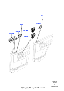 10B Schalter L319 DISCOVERY 4 2010 - 2016 (L319)