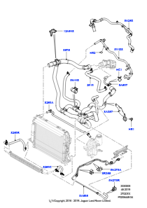 05 Leitungen u. Schläuche - Kühlsystem L319 DISCOVERY 4 2010 - 2016 (L319),Lion Dieselmotor 2.7L V6 (140 kW)