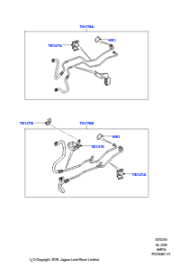 05C Getriebekühlsystem L319 DISCOVERY 4 2010 - 2016 (L319),Köln V6 4.0 EFI (SOHC)