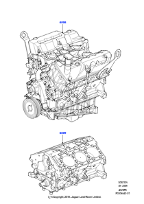 05 Austauschmotor und Grundmotor L319 DISCOVERY 4 2010 - 2016 (L319),Köln V6 4.0 EFI (SOHC)