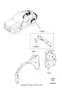 30B Seitenwände außen L320 RANGE ROVER SPORT 2010 - 2013 (L320)