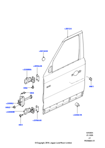 05A Türen v., Scharniere u. Dicht. L320 RANGE ROVER SPORT 2010 - 2013 (L320)