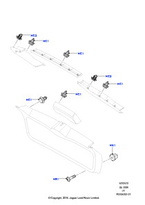 70 Hecktür-/Heckkl.-Verkleidungseinbau L320 RANGE ROVER SPORT 2010 - 2013 (L320)