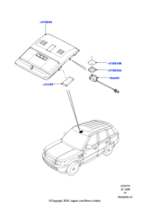 20 Dachkonsole L320 RANGE ROVER SPORT 2010 - 2013 (L320)