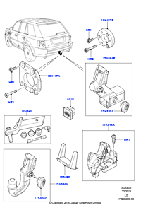 05 Anhängevorrichtung L320 RANGE ROVER SPORT 2010 - 2013 (L320)