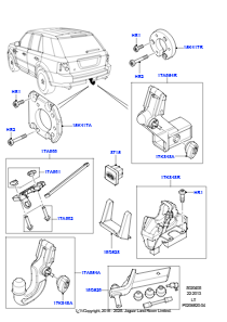 05 Anhängevorrichtung L320 RANGE ROVER SPORT 2010 - 2013 (L320)