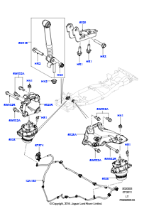 05C Motoraufhängung L320 RANGE ROVER SPORT 2010 - 2013 (L320),3.6L V8 32V DOHC EFi Diesel Lion