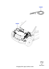 10C Kabelstrang - Motor u. Spritzwand L359 FREELANDER 2 2006 - 2014 (L359)