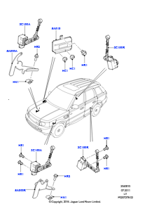 10 Steuerung/Elektrik, Luftfederung L320 RANGE ROVER SPORT 2010 - 2013 (L320)