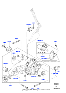 05 Hinterachse L320 RANGE ROVER SPORT 2010 - 2013 (L320)