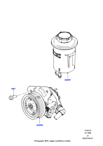 15C Befestigung - Pumpe - Servolenkung L320 RANGE ROVER SPORT 2010 - 2013 (L320),3.6L V8 32V DOHC EFi Diesel Lion