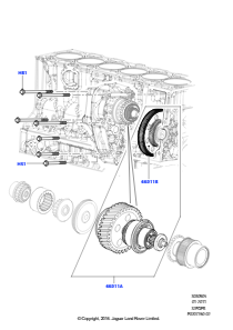 05B Stirnradtrieb L359 FREELANDER 2 2006 - 2014 (L359),3.2L DOHC MPI Benziner I6